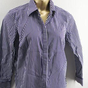 Ralph lauren stripe shirt blouse size 1X